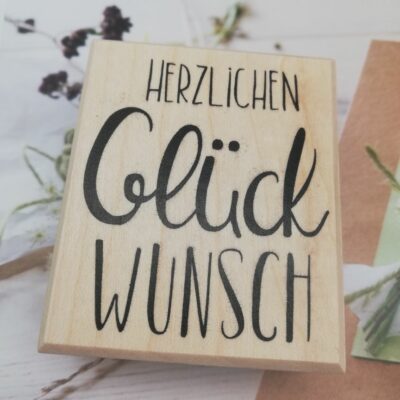 Stempel Herzlichen Glückwunsch
